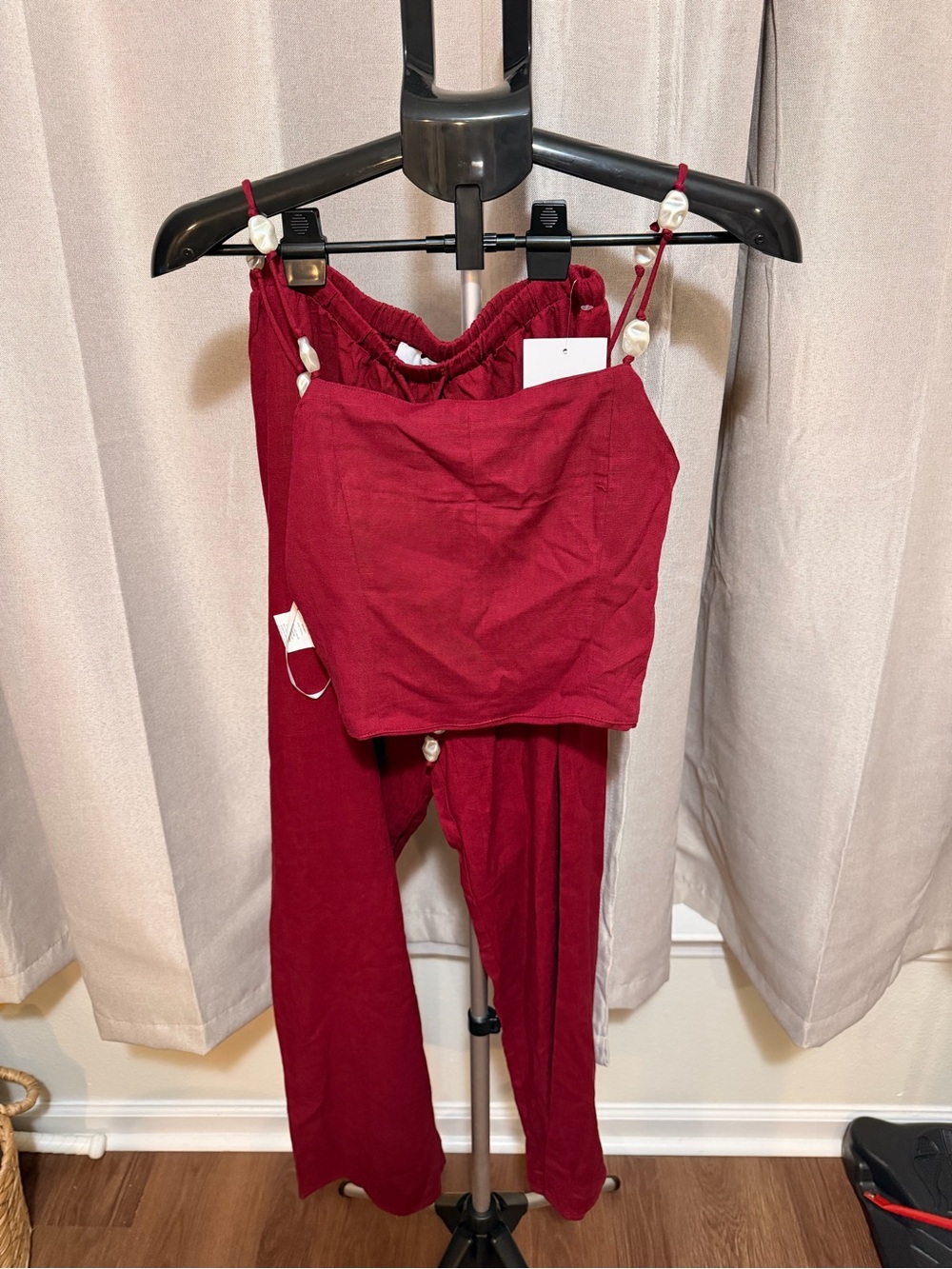 2 Piece Burgundy set